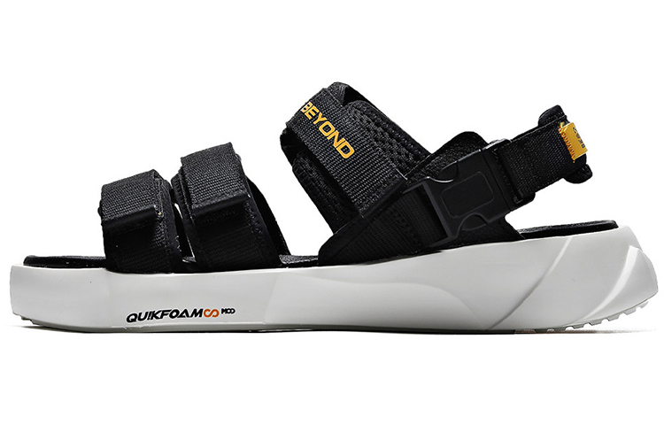 361° Cushioned Athletic Sandals 'Black Yellow' 'Tech Bounce' 572026725-8