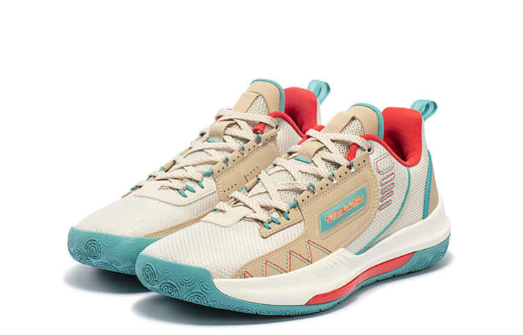 Lookbook 361度 DVD Team 低帮篮球鞋 '杏茶' 572411108-3