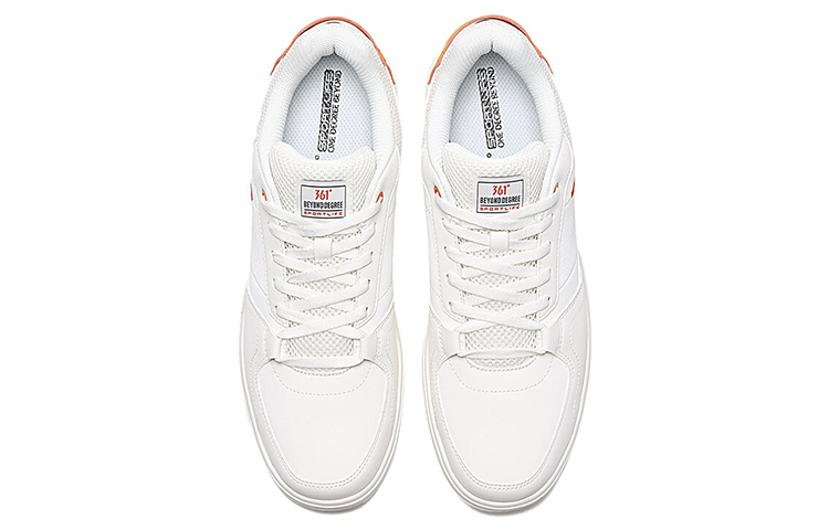 Order 361° ファッション 快適 耐摩耗 衝撃吸収 カジュアルスケートシューズ 'ホワイトオレンジ' 672036616F-2 672036616F-2