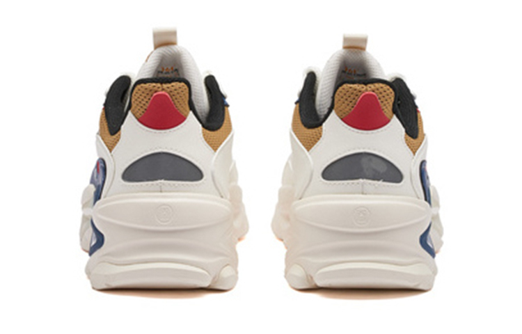 Shop 361° Fashion Trend Casual Dad Shoes 'White Blue' 672216781-1