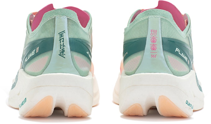 361° 飛燃2 甜蜜蜜 Q彈科技 碳板 跑步鞋 男款 粉綠 Shop 361° 飛燃2 甜蜜蜜 Q彈科技 碳板 跑步鞋 男款 粉綠