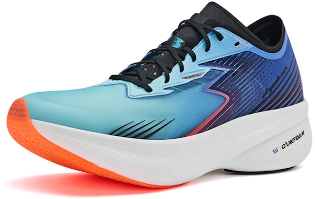 361度飛燃ST晨曦暮雨 男款2022年夏季男競速跑鞋 釉瓷綠/暮光藍 572222222-8 Lookbook 361度飛燃ST晨曦暮雨 男款2022年夏季男競速跑鞋 釉瓷綠/暮光藍 572222222-8