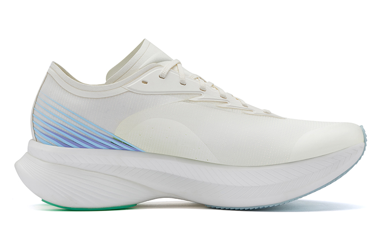 Order 361度飛燃ST晴空男款2022年夏季男競速跑鞋 羽毛白/冰川藍 572222222-1