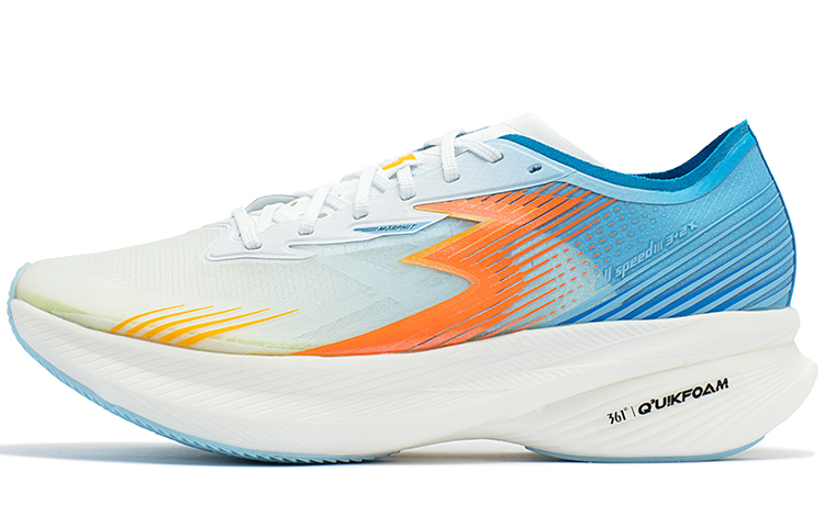 361° Fei Ran ST Low Running Shoes 'Bougainvillea White Blue' 672312204F-1