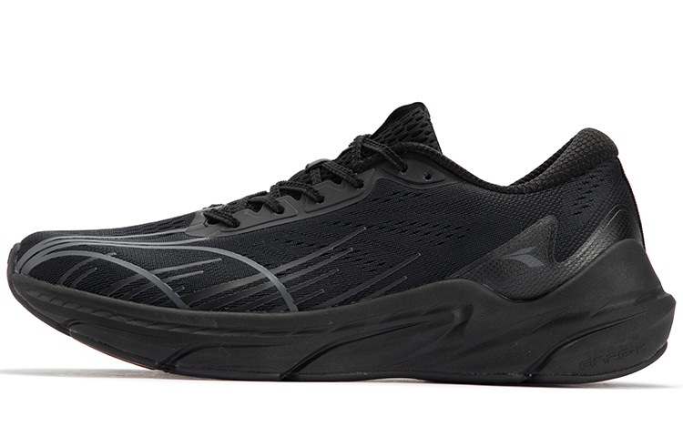 361° Fei Ren Low Running Shoes 'Obsidian Black' 672312206-7