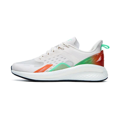 361° Feicai Q-Spring Technology Low Top Running Shoe 'White Orange'