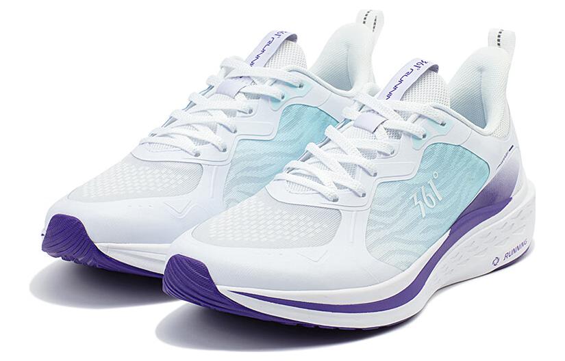 Order 361° 飛魚1 減震防滑耐磨 低幫 跑步鞋 男款 白藍紫