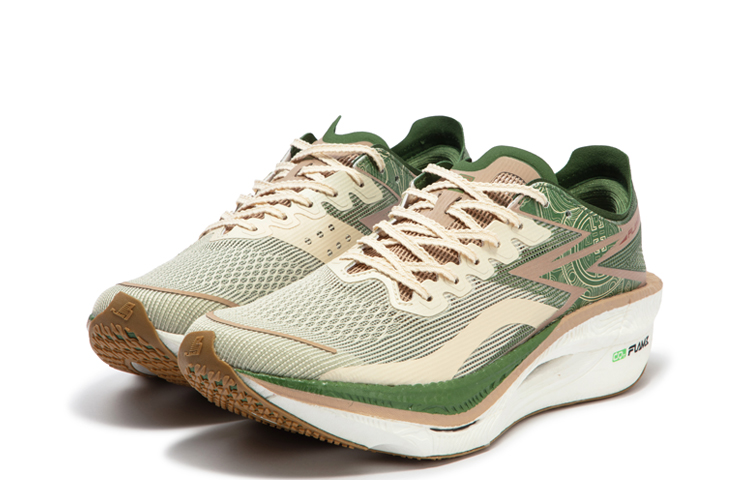 Lookbook 361° Feiyue 3 'Zhaizi China Putih Hijau' 672412207-5