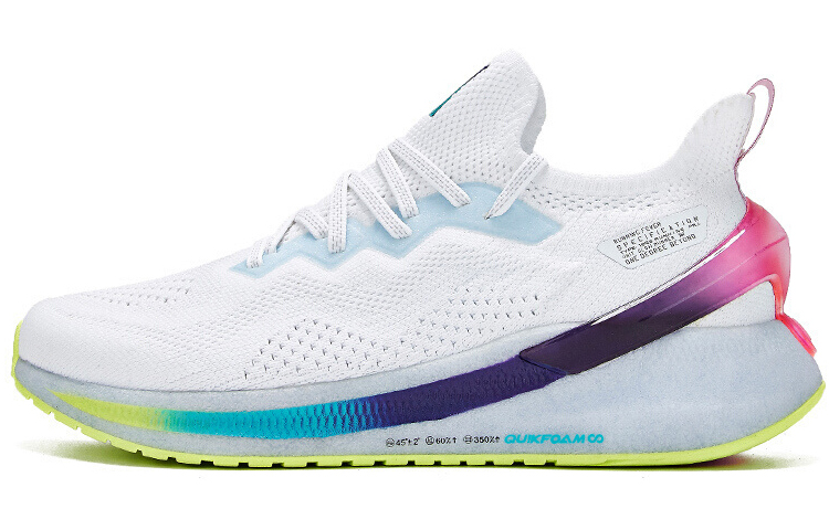 361° Flying Wing Sock Low Running Shoes 'White Blue' 672012225F-1