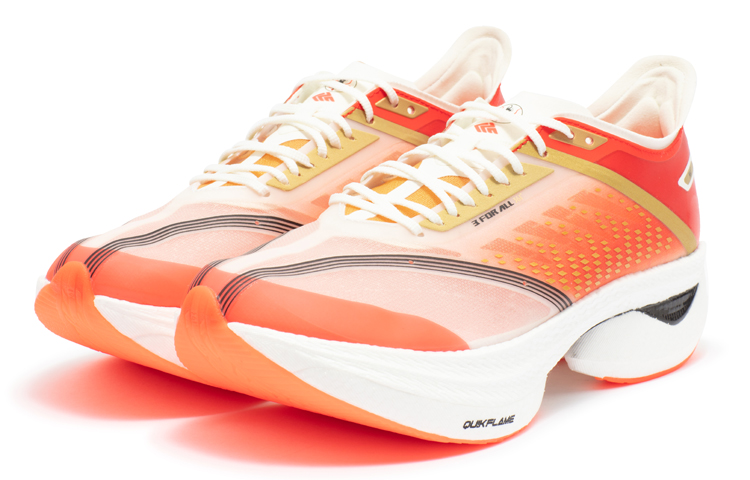 Lookbook 361° 疾風 飛天熱愛 專業馬拉松競速減震防滑耐磨回彈透氣 低筒 跑步鞋 男女同款 白紅