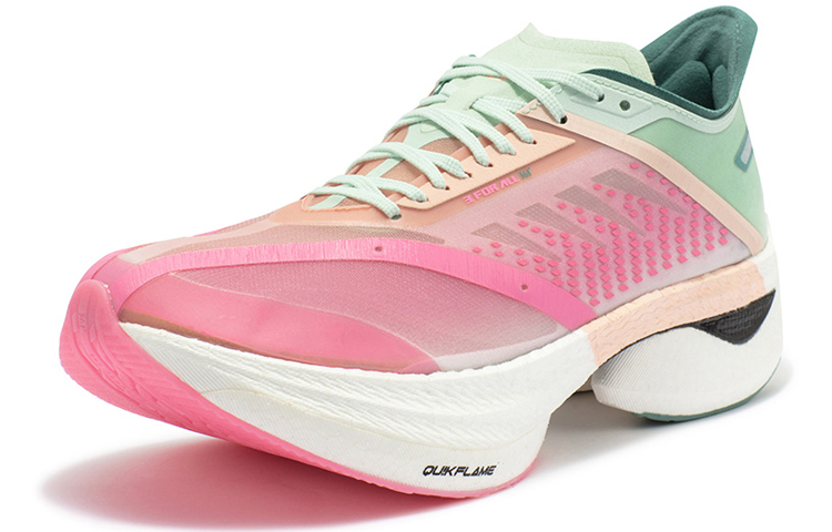 Order 361° 飛飙 甜蜜蜜 專業馬拉松競速 跑步鞋 男款 柔粉色