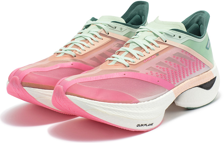 Lookbook 361° 飛飙 甜蜜蜜 專業馬拉松競速 跑步鞋 男款 柔粉色