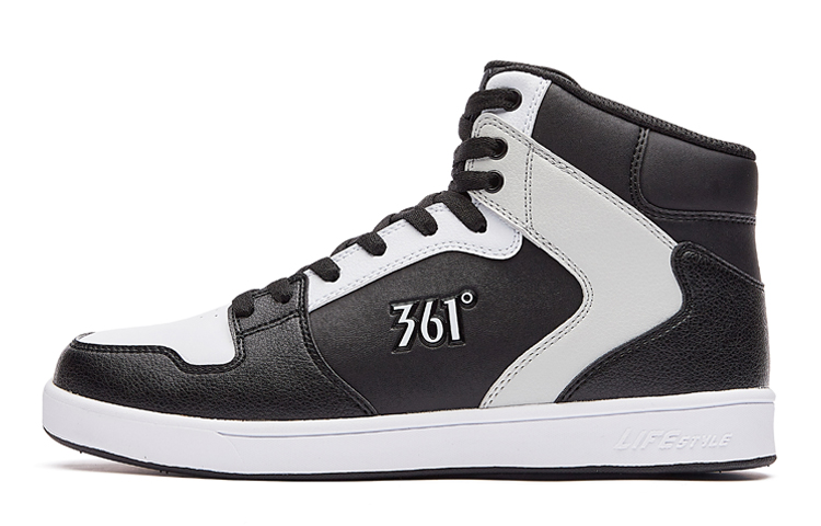 361° High-Top 'Black White Winter Cotton'