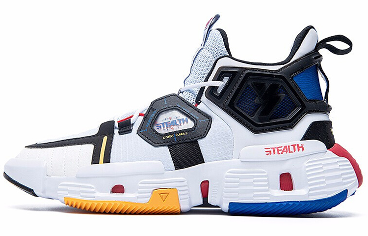 361° High-Top Basketball 'White Black' 672031111-2