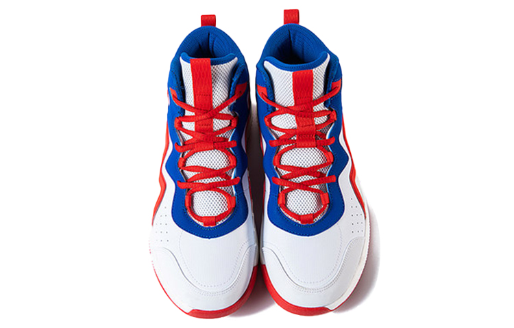 Lookbook 361° High-Top Basketball 'White Blue' 672111102-4
