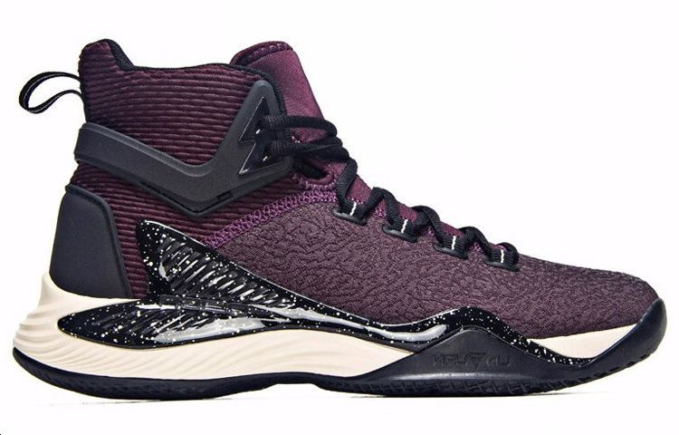 Order 361° High-Top Basketball Shoes 'Black Purple' 671831101-3