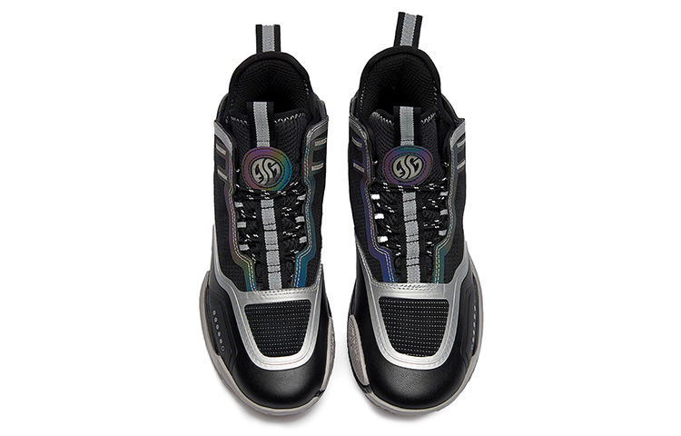 Order 361° High-Top Basketball Shoes 'Black White' 572041109-3