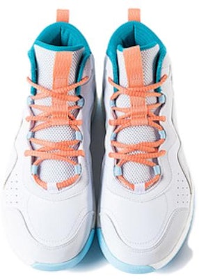 361° High-Top Basketball Shoes 'White Blue Orange' 672111102-2 Lookbook 361° High-Top Basketball Shoes 'White Blue Orange' 672111102-2