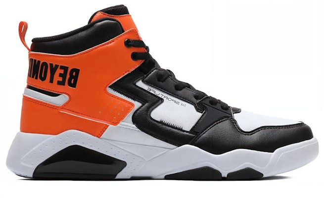 361° High-Top Basketball Sneaker 'Black Orange' 672036615-3 Order 361° High-Top Basketball Sneaker 'Black Orange' 672036615-3