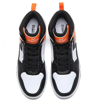 361° High-Top Basketball Sneaker 'Black Orange' 672036615-3 Lookbook 361° High-Top Basketball Sneaker 'Black Orange' 672036615-3