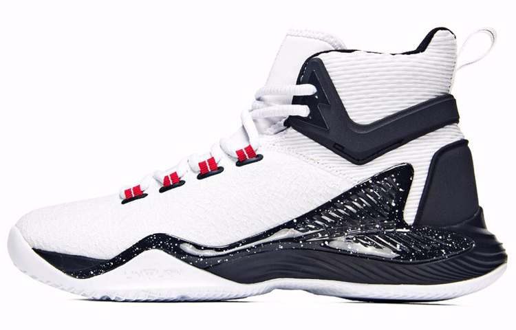 361° High-Top Basketball Sneakers 'White Black' 671831101-1