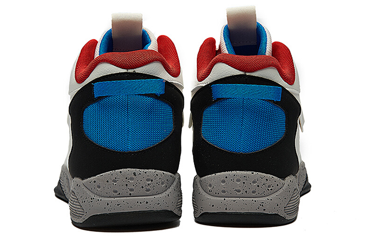 Lookbook 361°ハイカットバスケットシューズ 白/青 672031114-1