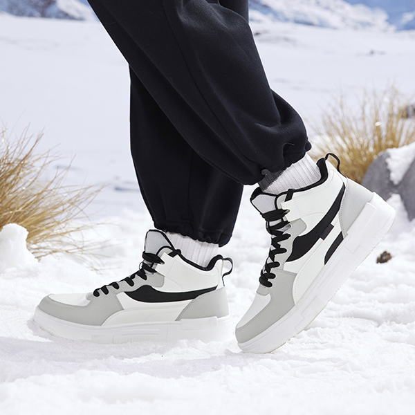 Sizing 361° Hoge Sneakers ''Warm White Grey'' 672236616B-2