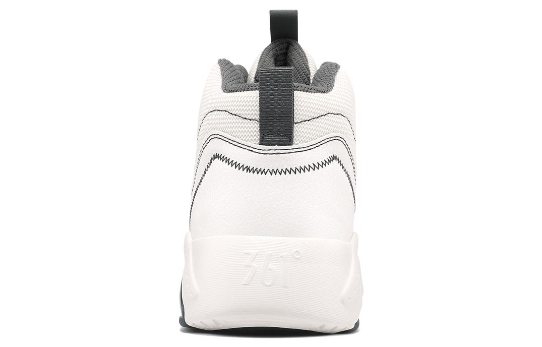 Shop 361° ハイカット ライフスタイルスニーカー 白/グレー 672346619B-2