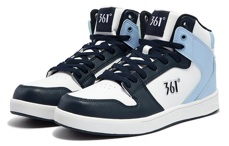 Lookbook 361° High-Top Skate 'White Blue' 671736609-12