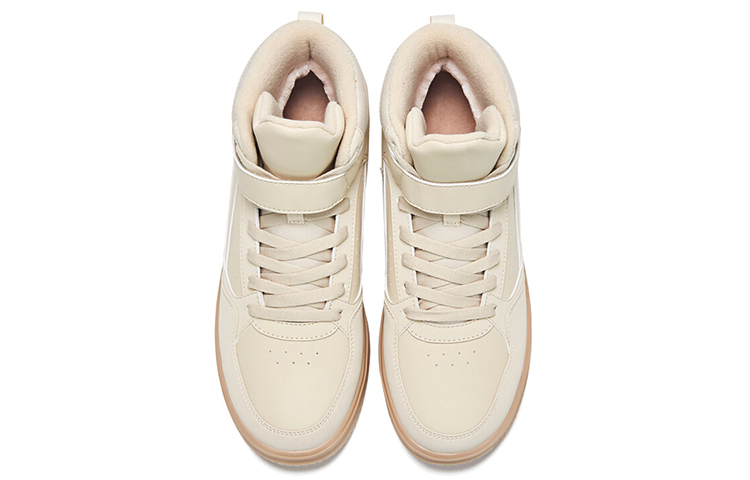 Lookbook 361° Kasut Skate Tinggi 'Beige Khaki Coklat' 671936634B-3