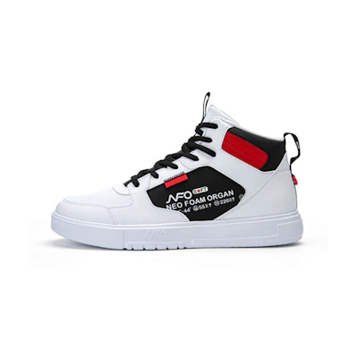 361° High-Top Skate Shoe 'White Black'
