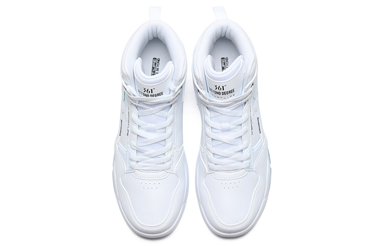 Order 361° 邦弹科技 防滑耐磨 高筒 滑板鞋 白蓝