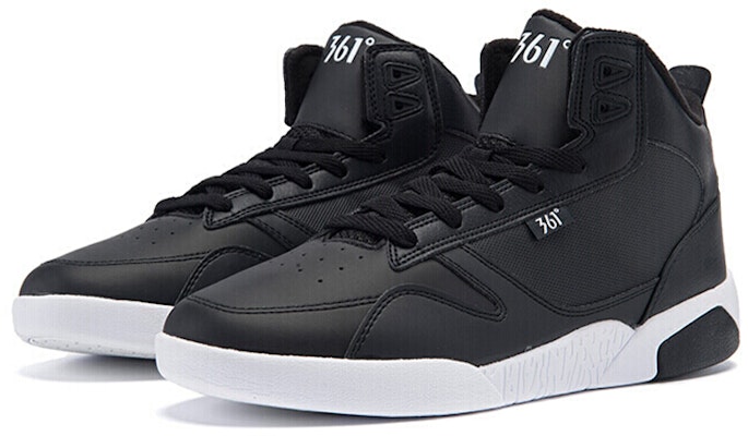 361° High-Top Skate Shoes 'Black White' 671646601A-4 Lookbook 361° High-Top Skate Shoes 'Black White' 671646601A-4