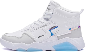 361° High-Top Skate Shoes 'Bounce Technology White Blue' 672236601F-2 361° High-Top Skate Shoes 'Bounce Technology White Blue' 672236601F-2