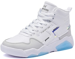 Kasut High-Top Skate 361° 'Teknologi Bounce Putih Biru' 672236601F-2 Order Kasut High-Top Skate 361° 'Teknologi Bounce Putih Biru' 672236601F-2