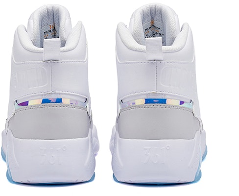 361° High-Top Skate Shoes 'Bounce Technology White Blue' 672236601F-2 Shop 361° High-Top Skate Shoes 'Bounce Technology White Blue' 672236601F-2