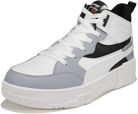 361° High-Top Skate Shoes 'White Black Grey' 672246612-3 Order 361° High-Top Skate Shoes 'White Black Grey' 672246612-3