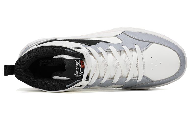 Lookbook 361° High-Top Skate Shoes 'White Black Grey' 672246612-3