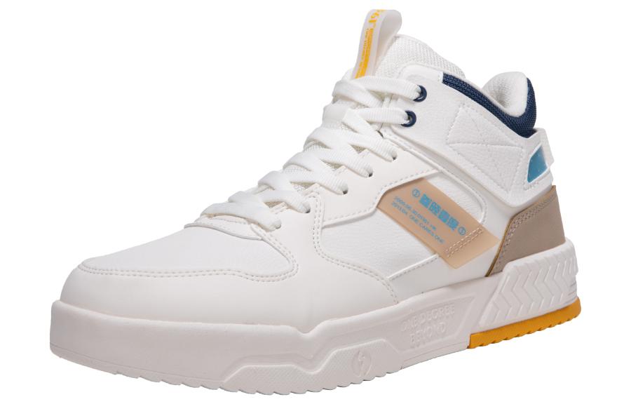 Lookbook 361° 高帮滑板鞋 '白蓝棕' 672146608B-8