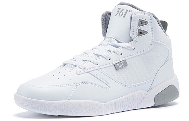 361° High-Top Skate Shoes 'White Grey' 671646601A-1 Order 361° High-Top Skate Shoes 'White Grey' 671646601A-1