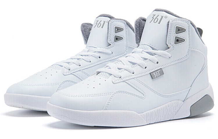 Lookbook 361° 하이탑 스케이트 슈즈 (화이트/그레이) 671646601A-1