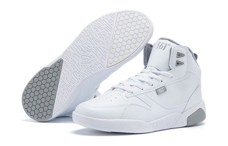 Shop 361° 하이탑 스케이트 슈즈 (화이트/그레이) 671646601A-1