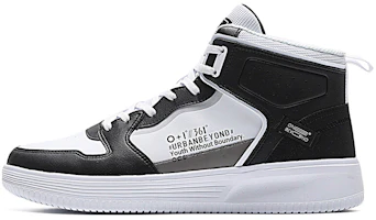 361° High-Top Skateboard Shoe 'White Black' 672036615F-4 361° High-Top Skateboard Shoe 'White Black' 672036615F-4
