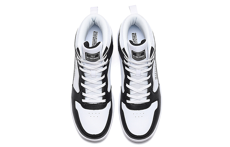 Order 361° Sepatu High-Top Skateboard 'Putih Hitam' 672036615F-4