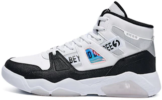 361° High-Top Skateboard Shoes 'White Black' 672136601-7 361° High-Top Skateboard Shoes 'White Black' 672136601-7