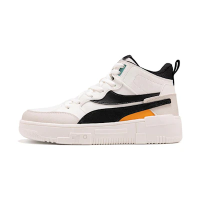 361° High-Top Skateboard Shoes 'White Black Orange'