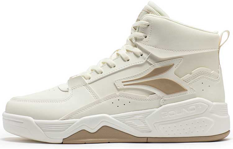 361° High-Top Skateboard Shoes 'White Brown' 672236601-1
