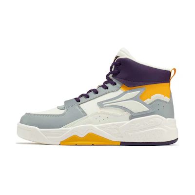 361° High-Top Skateboard Shoes 'Yuang Yang White Grey Yellow'