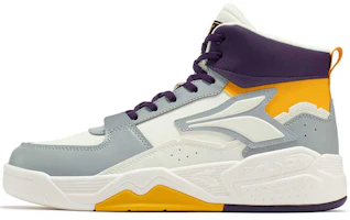361° High-Top Skateboard Shoes 'Yuang Yang White Grey Yellow' 672236601-10 361° High-Top Skateboard Shoes 'Yuang Yang White Grey Yellow' 672236601-10