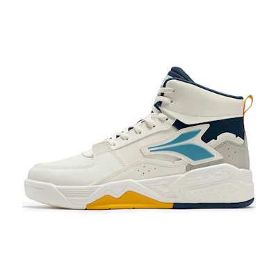 361° High-Top Skateboard Sneakers 'White Blue'